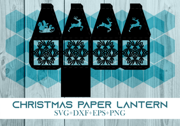 Christmas Paper Lantern Series 0817 3D SVG