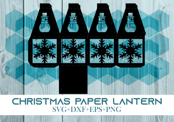 Christmas Paper Lantern Series 0825 3D SVG