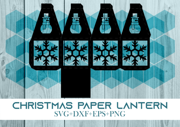 Christmas Paper Lantern Series 0838
