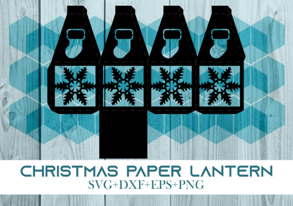 Christmas Paper Lantern Series 0845 3D SVG