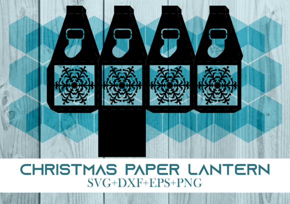 Christmas Paper Lantern Series 0858 3D SVG