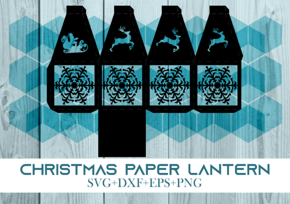 Christmas Paper Lantern Series 0869 3D SVG