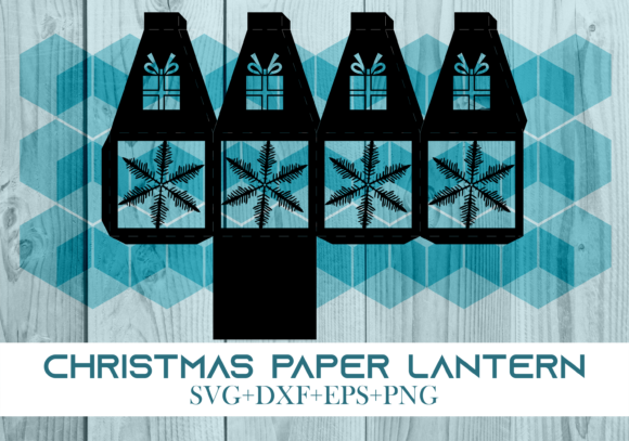 Christmas Paper Lantern Series 0876 3D SVG